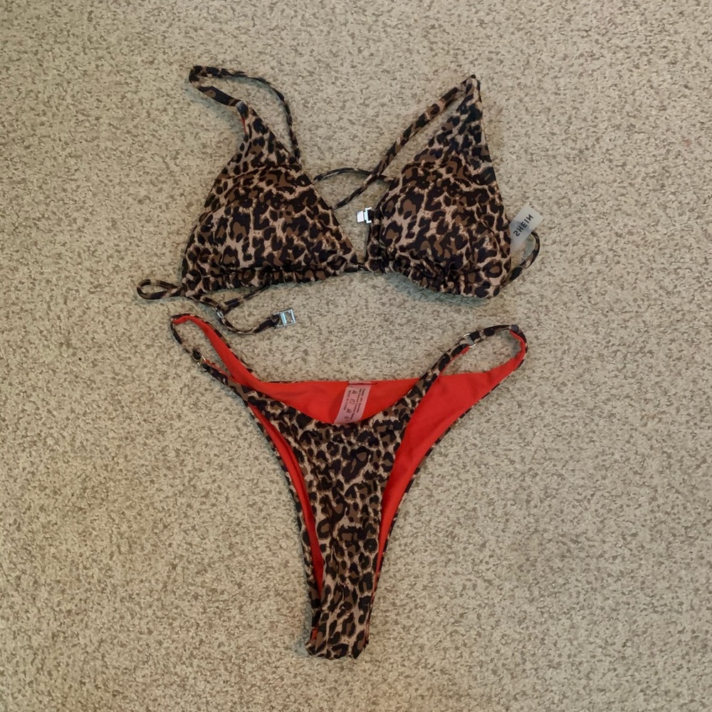 Cheetah print bikini